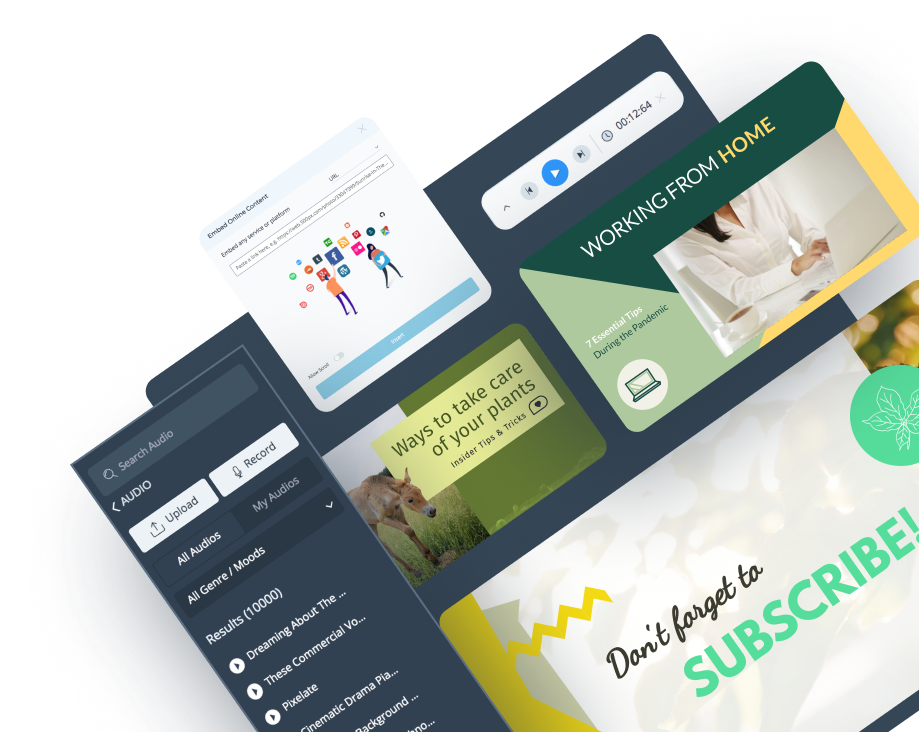 Оживите свой Visme, добавив внешний контент
