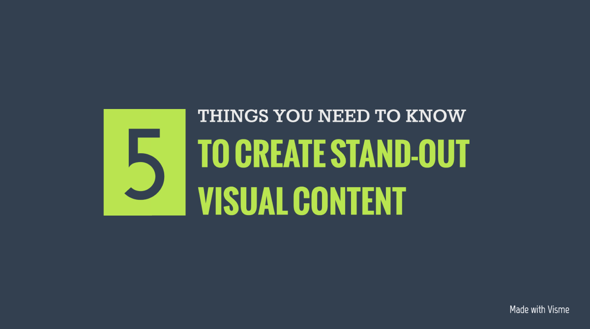 social media infographic - create contrast