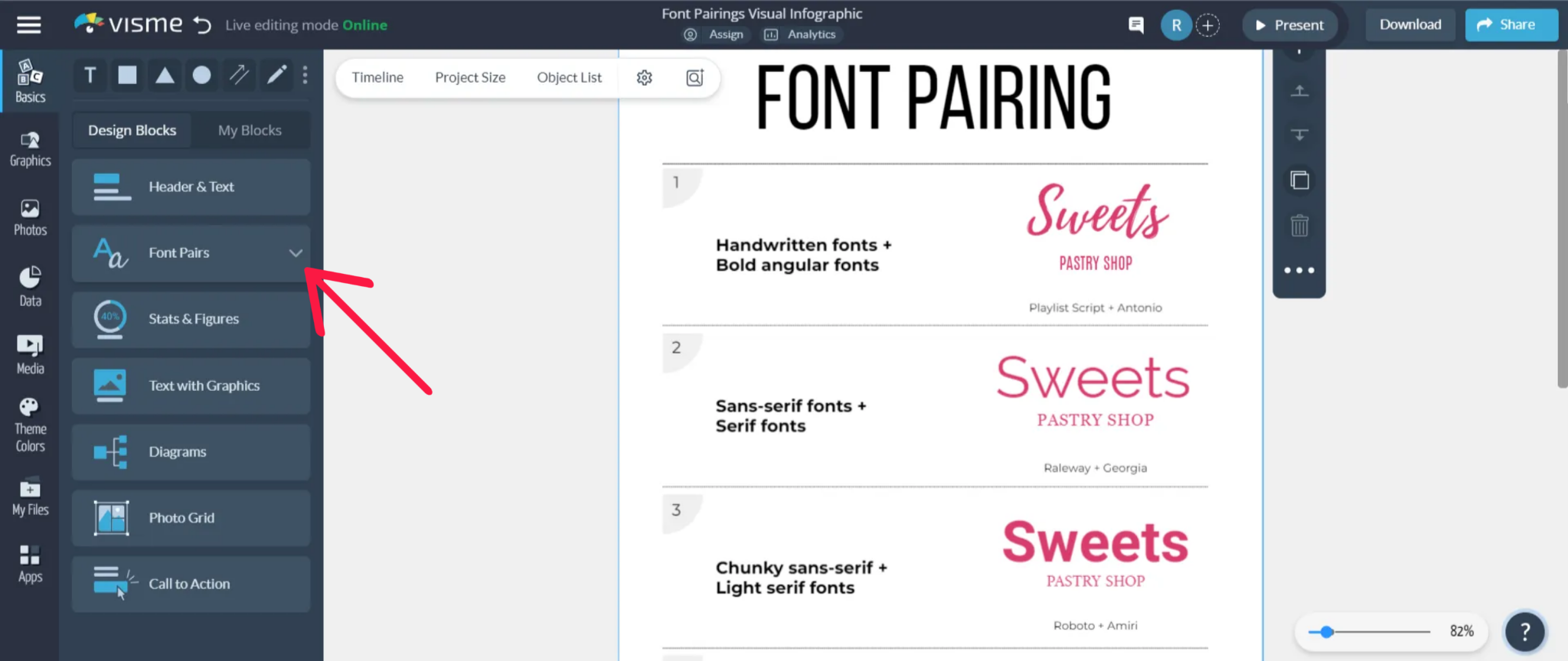Paring fonts 
