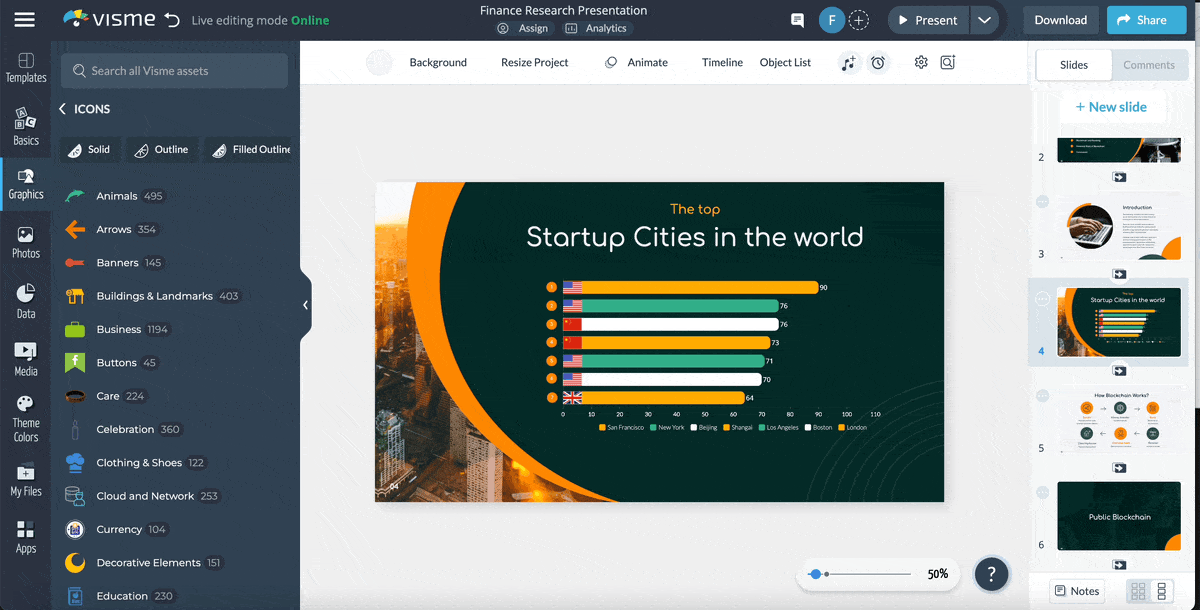 Create an Interactive Presentation with Visme