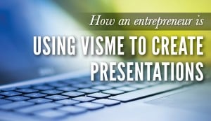 Como um empreendedor usa a Visme para criar apresentações de empresa vencedoras
