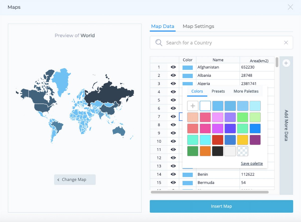 Is there a way to Create an interactive map?