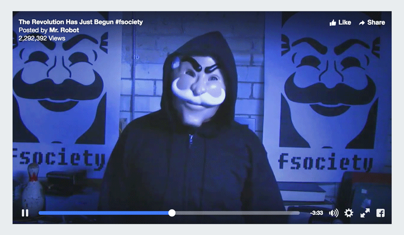 guerrilla marketing ideas mr. robot