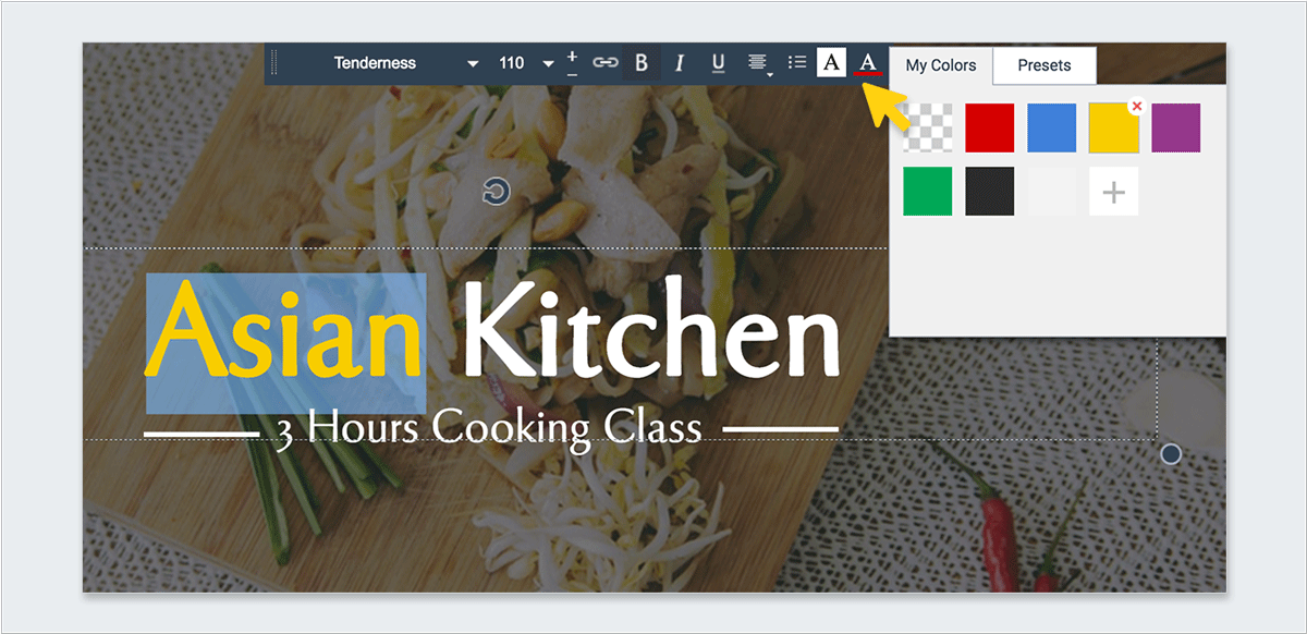change-colors create social media graphics for free