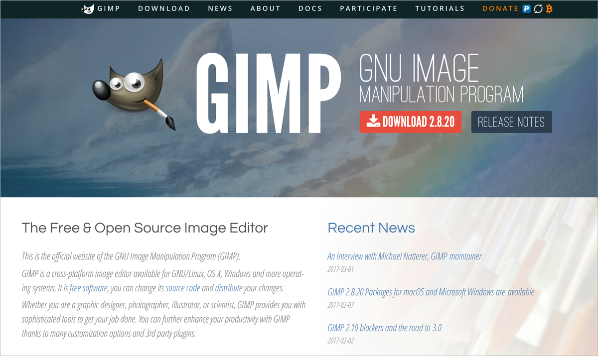 free design resources-Free-Design-Tools-Gimp