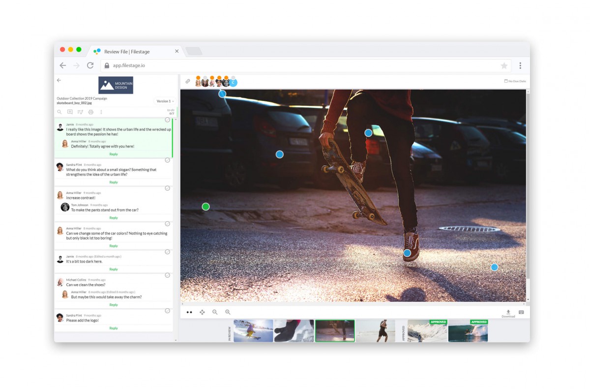 design collaboration tools - filestage