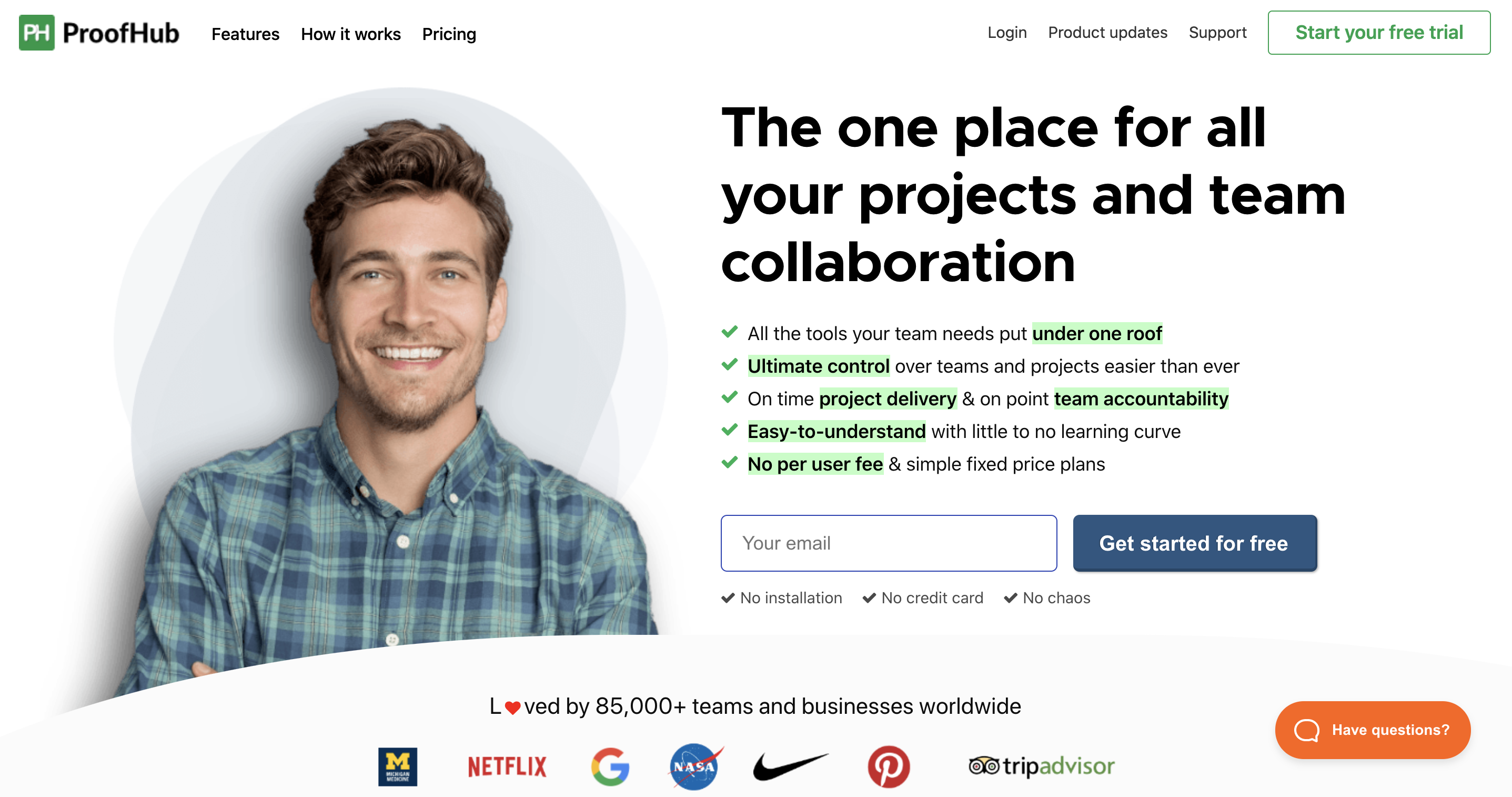 design collaboration tools - proofhub