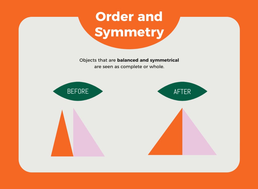 gestalt law of symmetry and order gestalt design principles