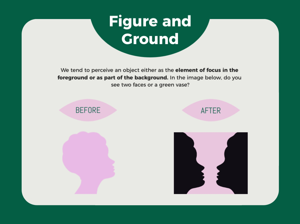 gestalt law of figure and ground gestalt design principles