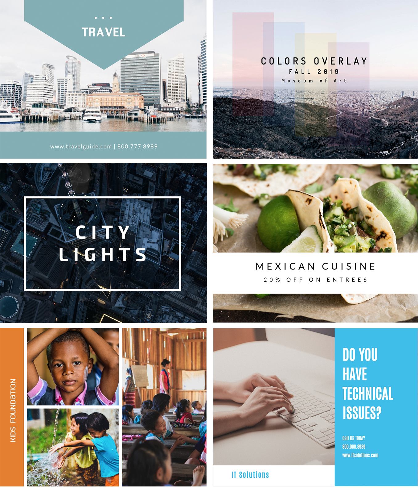 How to Make Your Own Printables With Visme postcards examples