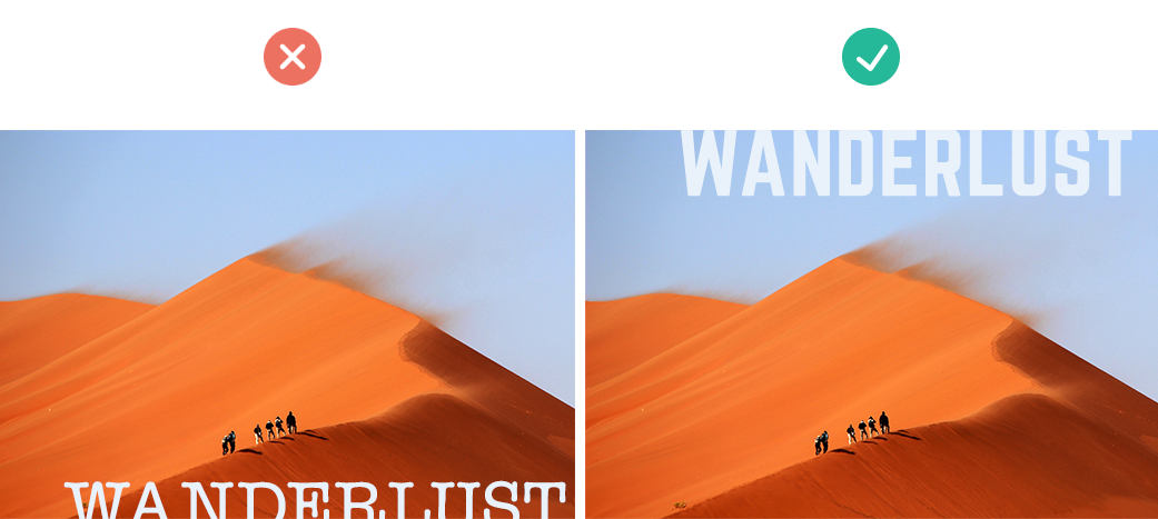 how to add text to images quick tips for creating social media graphics apply a bleed-off-the-edge effect