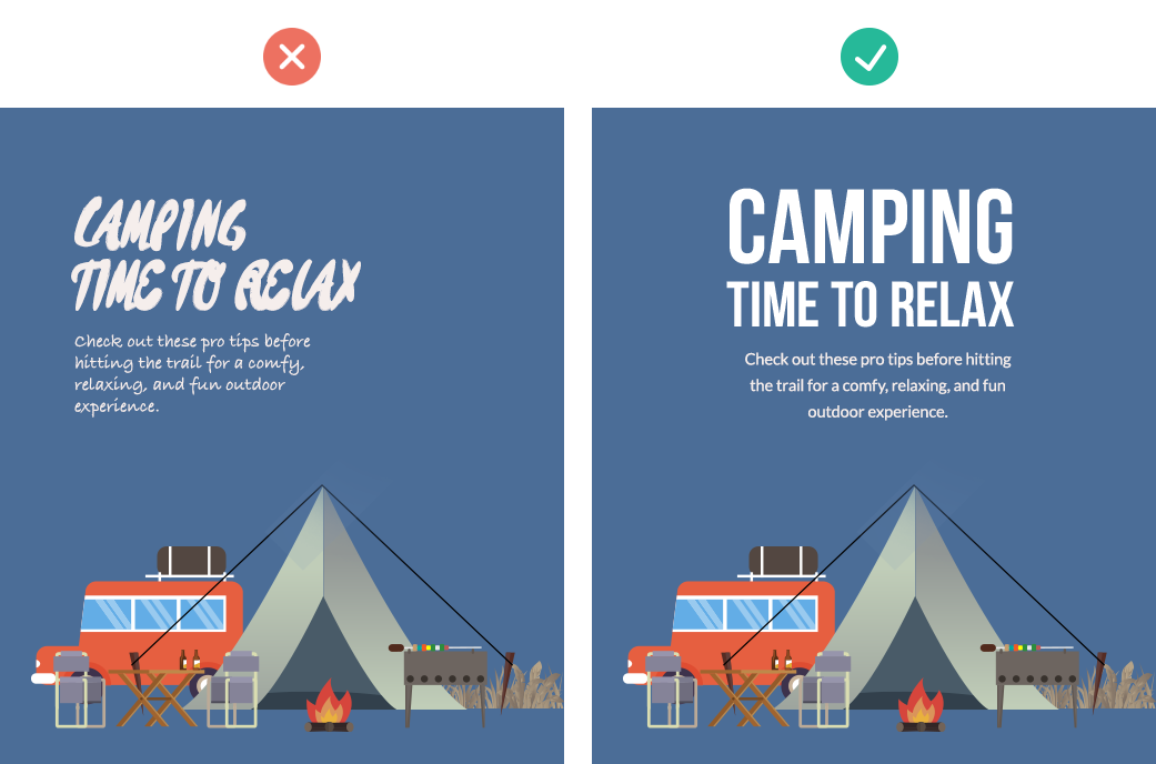 how to add text to images quick tips for creating social media graphics is it legible