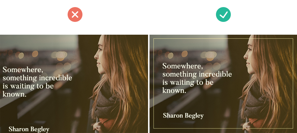 how to add text to images quick tips for creating social media graphics pay attention to the margins