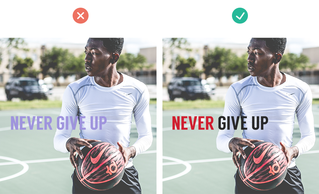 how to add text to images quick tips for creating social media graphics choose the color of text