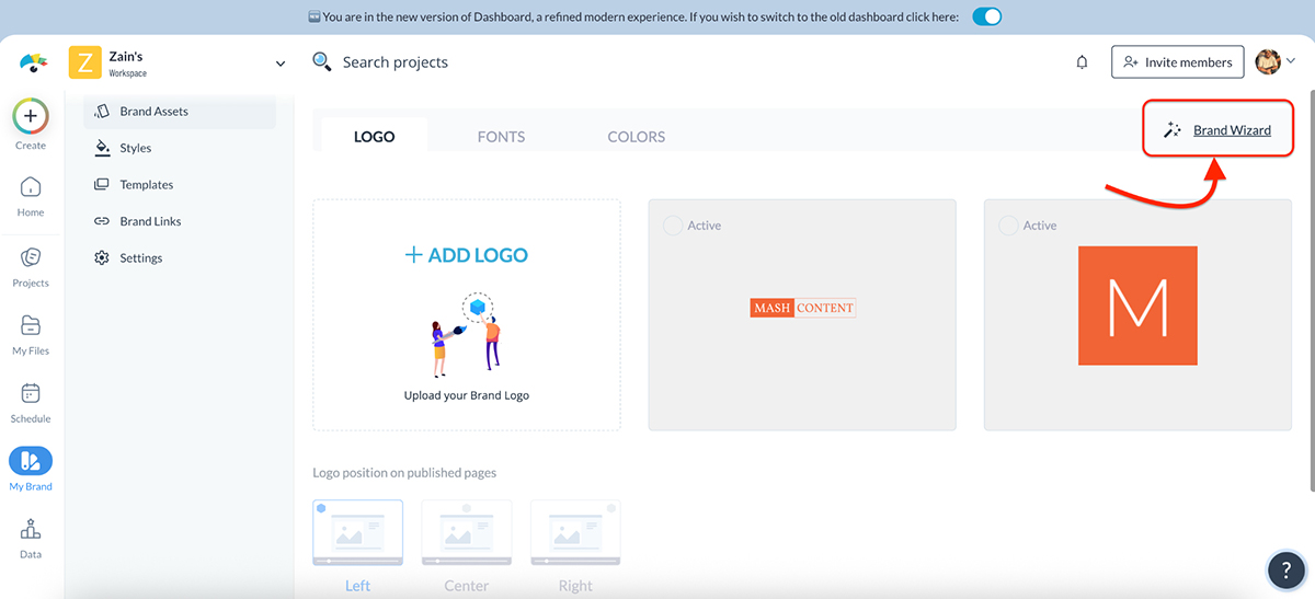 Visme vs Prezi - Visme brand kit 