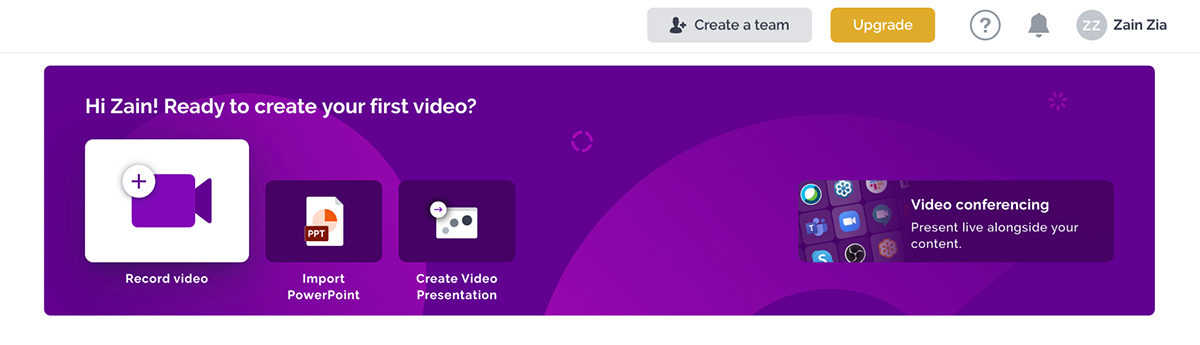 Visme vs Prezi - features in Prezi