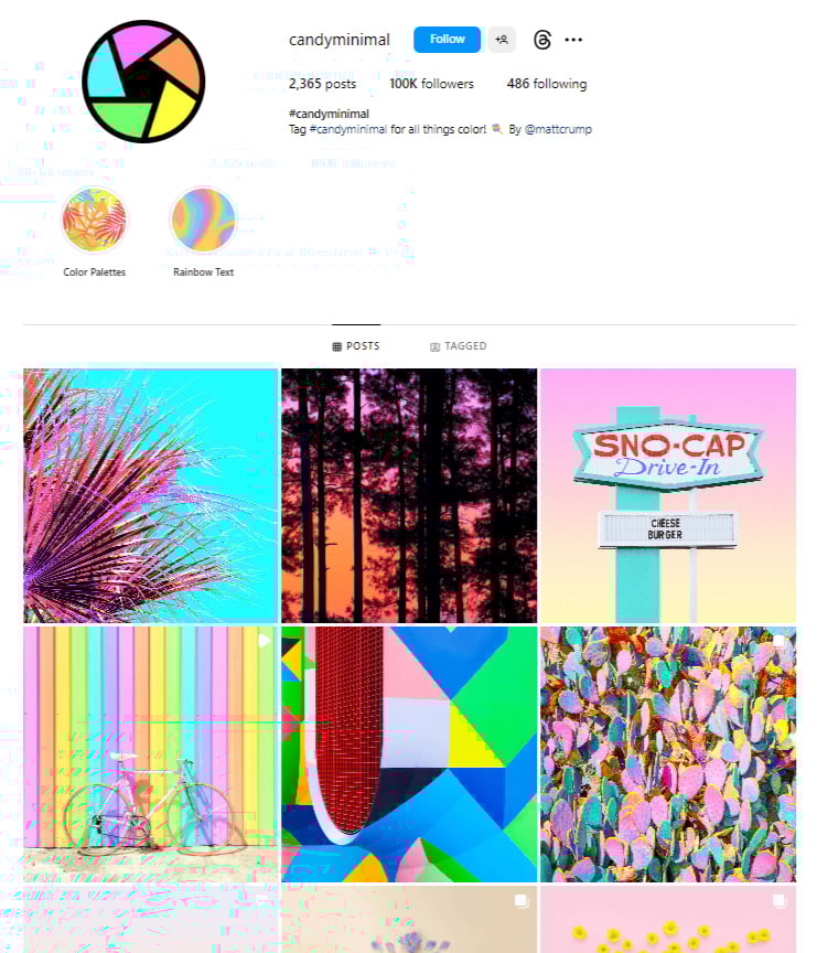 Candy-Minimal-on-Instagram pastel colors