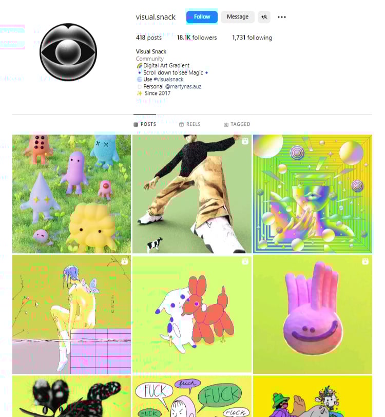 Visual-Snack-Instagram-Curation pastel colors