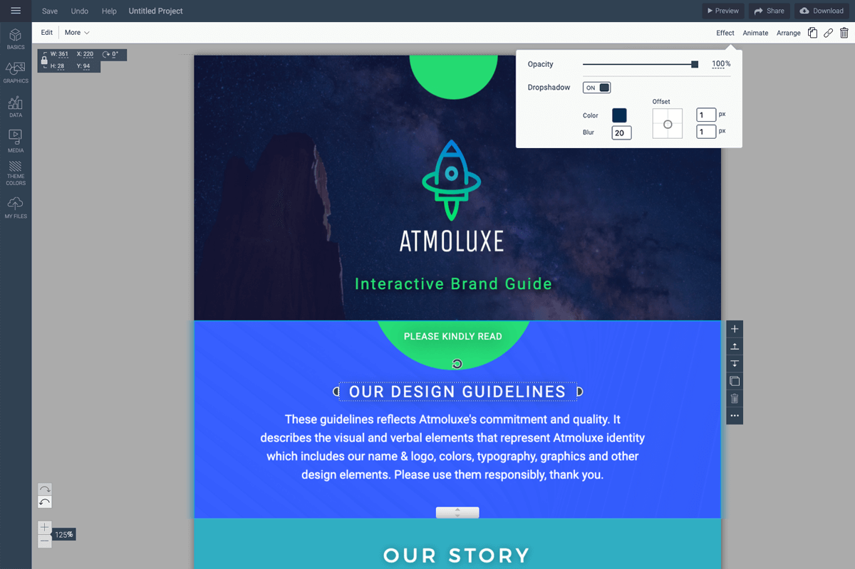 infographic design tip - avoid flat design
