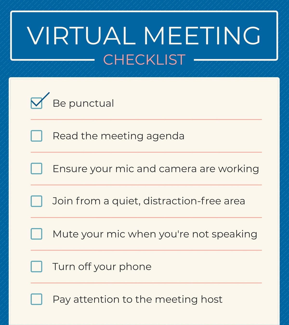 A checklist infographic template available in Visme.