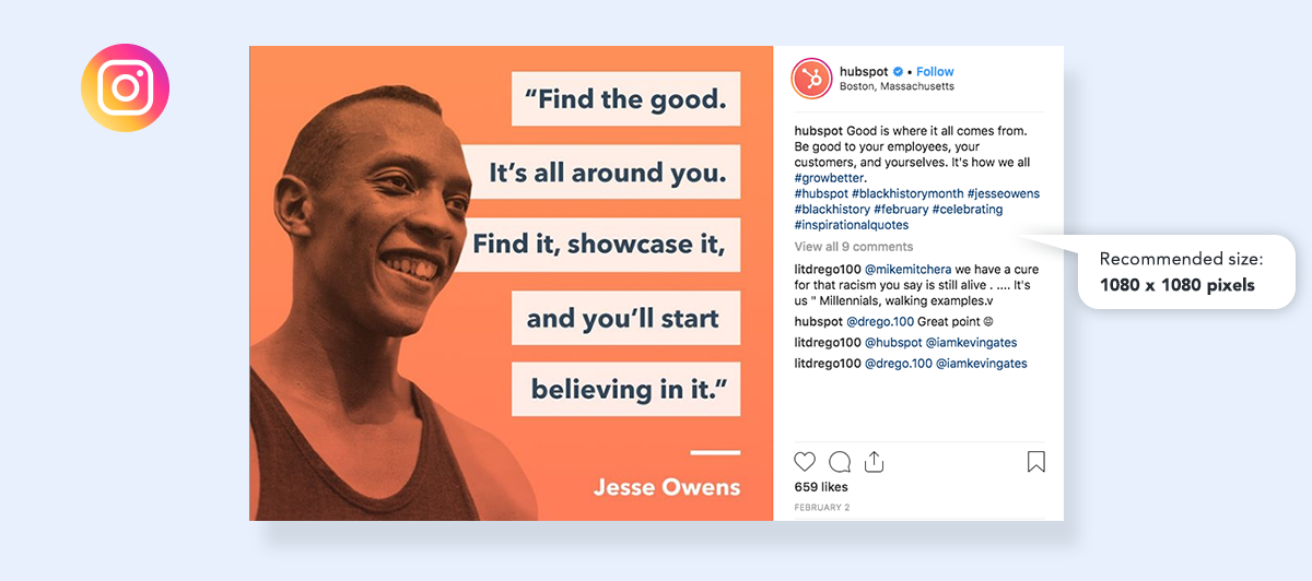 types of visual content to share on instagram