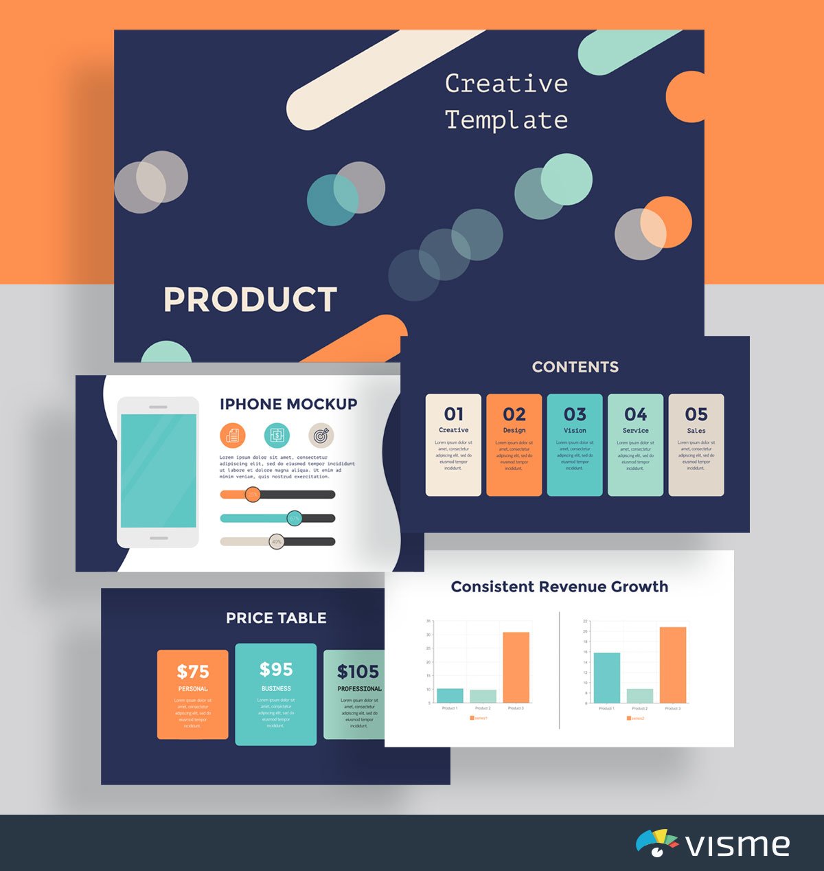 visme presentation templates