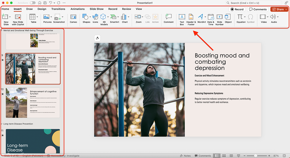 Visme vs PowerPoint -PowerPoint dashboard