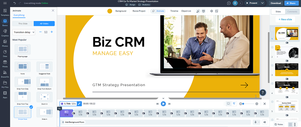 visme vs beautiful ai - animation 3