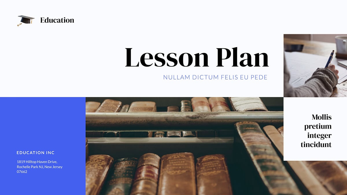 presentation layout - title layout