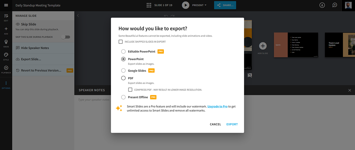 visme vs beautiful ai - sharing presentations 1