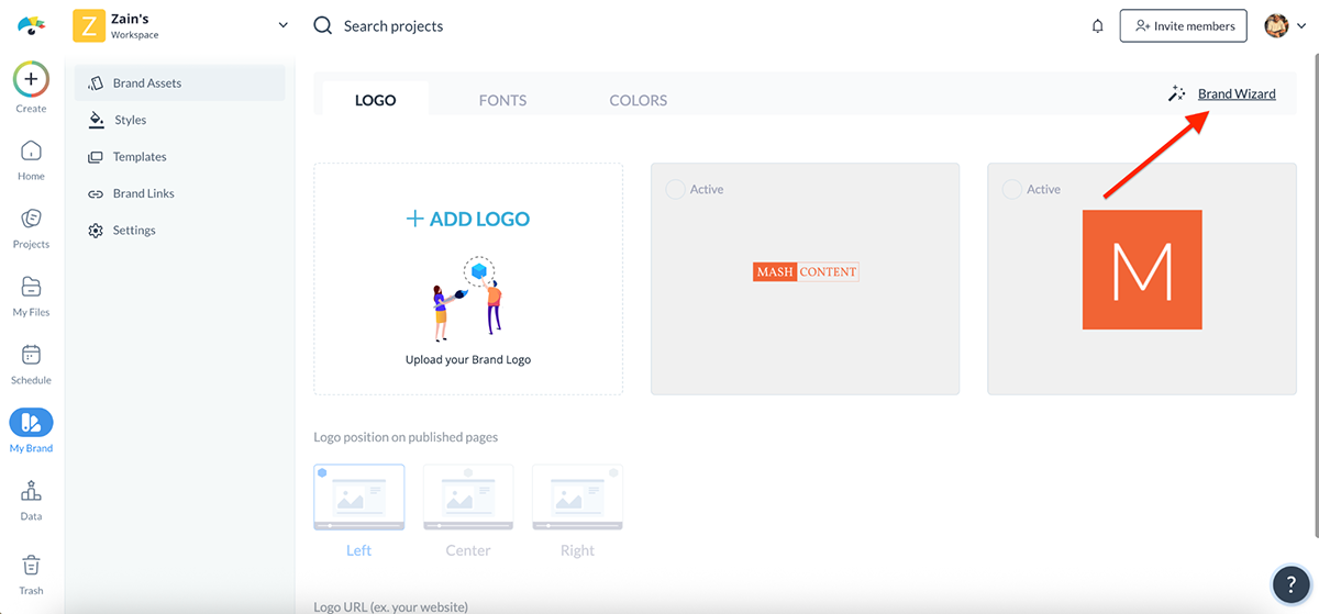 Visme vs PowerPoint - Brand Kit & Asset Management in Visme