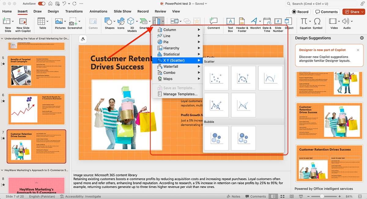 Visme vs PowerPoint - data visualization in PowerPoint