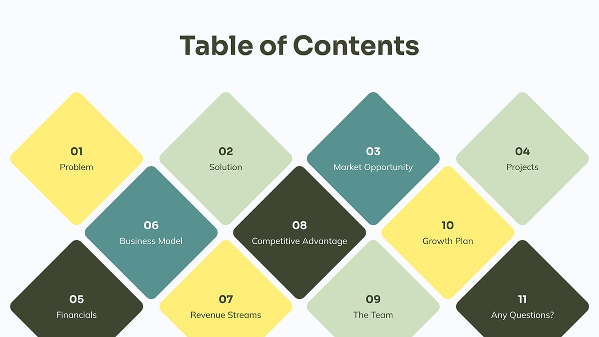 presentation layout- symmetrical balance 