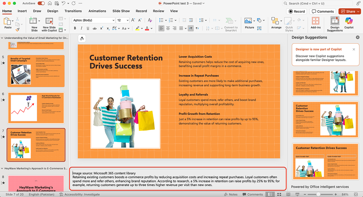 Visme vs PowerPoint - data visualization in PowerPoint