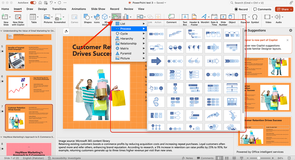 Visme vs PowerPoint - data visualization in PowerPoint