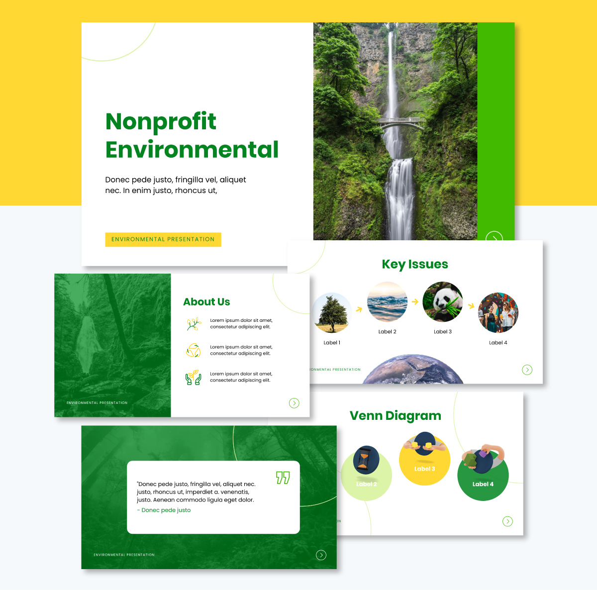 Nonprofit Presentation Layout 