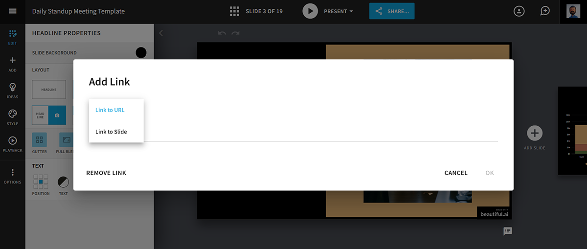 visme vs beautiful ai - interactivity 1