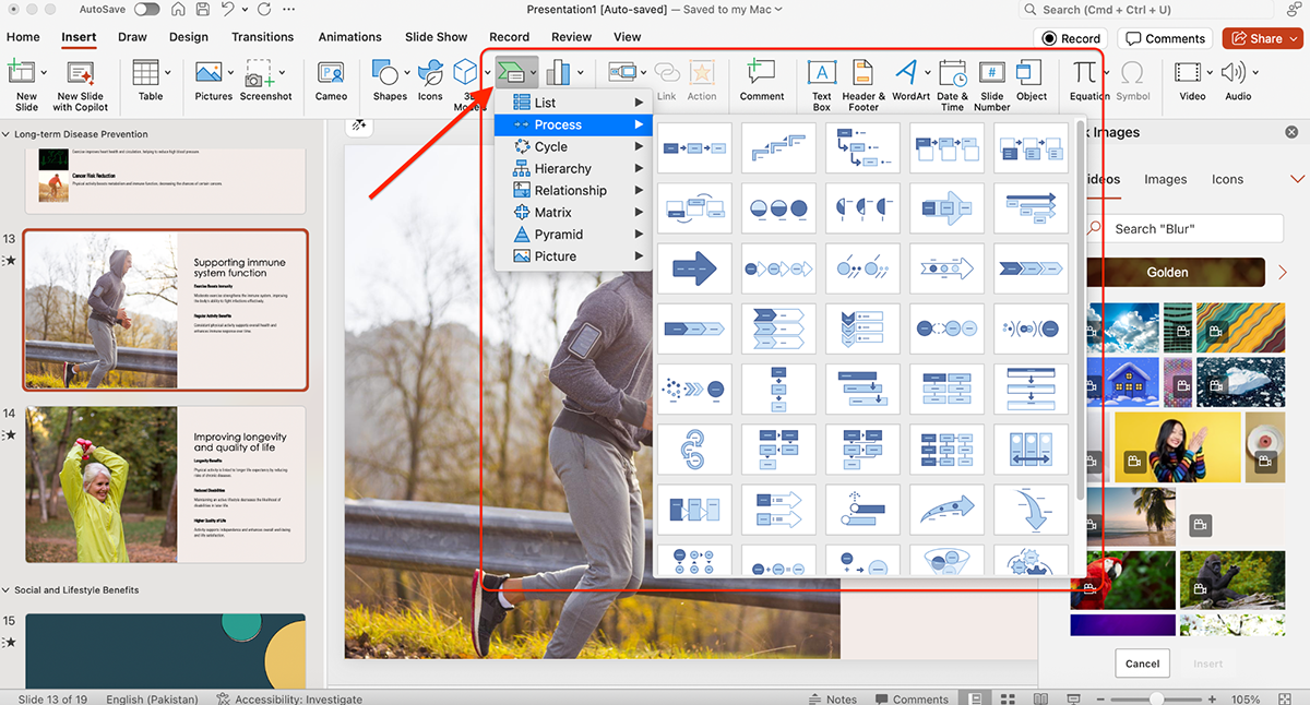 Visme vs PowerPoint - PowerPoint asset library