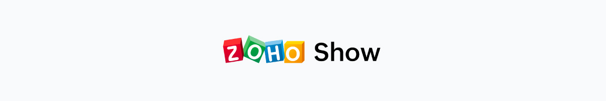 Presentation apps - Zoho Show logo