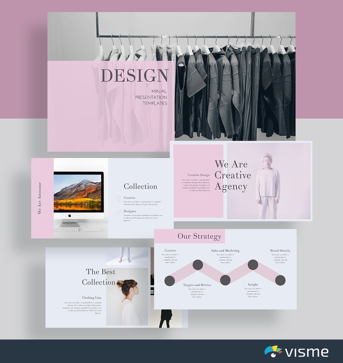 creative presentation layout template - creative agency introduction