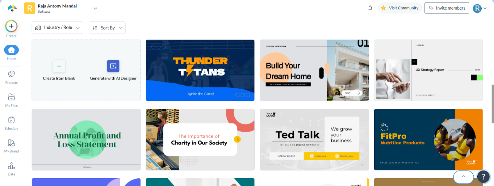 visme vs beautiful ai - templates