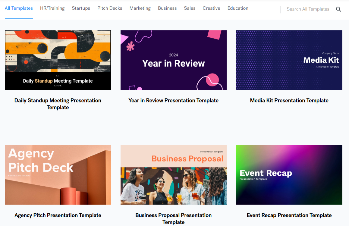 visme vs beautiful ai - templates