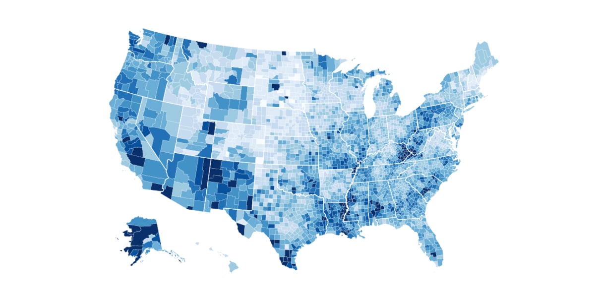 information visualization - Choropleth-map