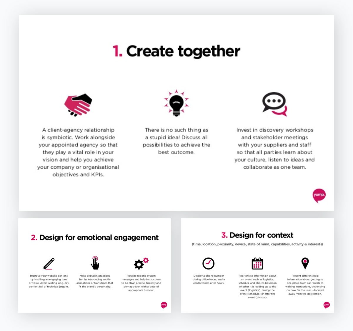 presentation examples - icons