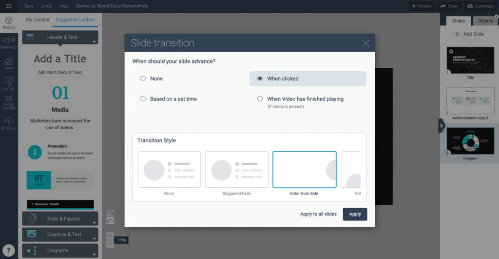 Visme vs. Beautiful.ai: Side-by-Side Comparison for 2020