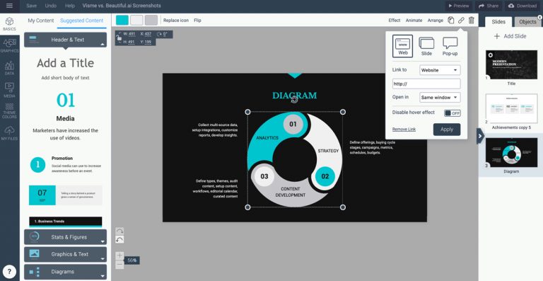 Visme vs. Beautiful.ai: Side-by-Side Comparison for 2020