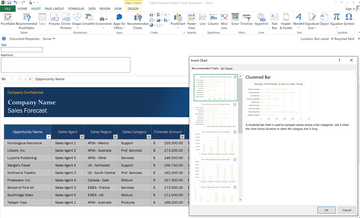 how to create a graph or chart - chart recommendation feature in Microsoft Excel