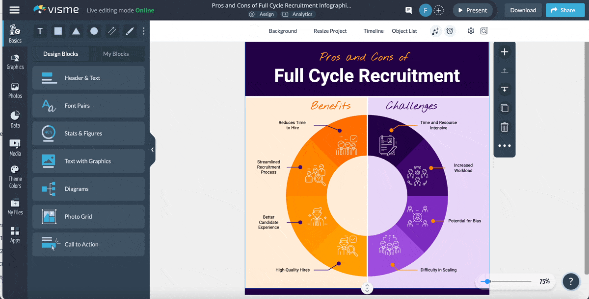 comparison chart - change fonts