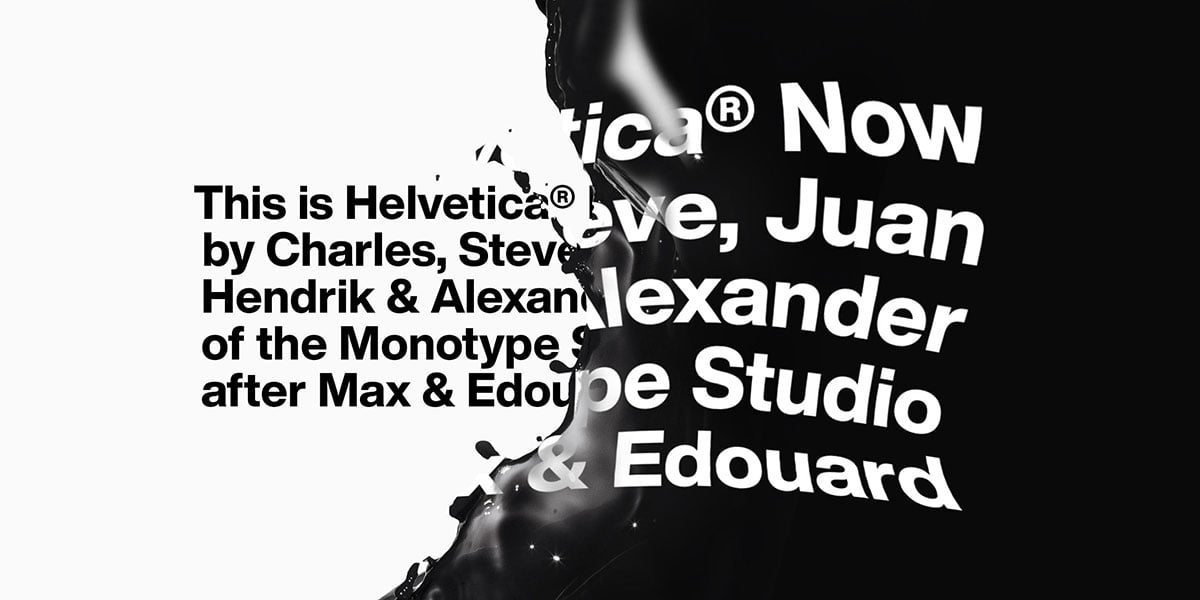 top fonts 2020 - helvetica now