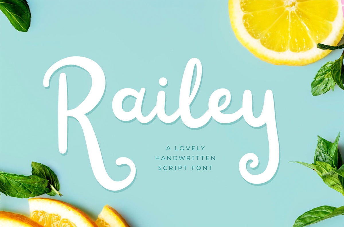 top fonts 2020 - railey